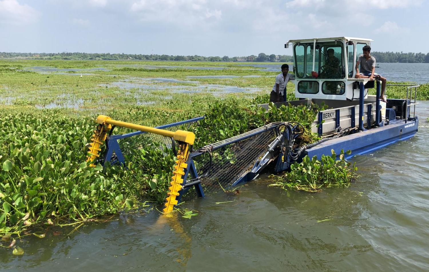 BERKY TRITON 550 Amphi beim Wasserpflanzen entfernen